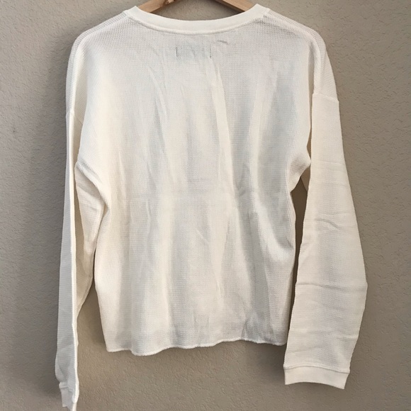 Everlane XXS Black Grey Canvas Waffle Henley Trio - Picture 10 of 10